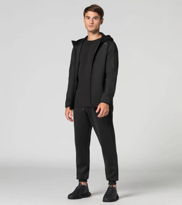 PORSCHE DESIGN Hoodie Sportovní volnočasová mikina s kapucí černá