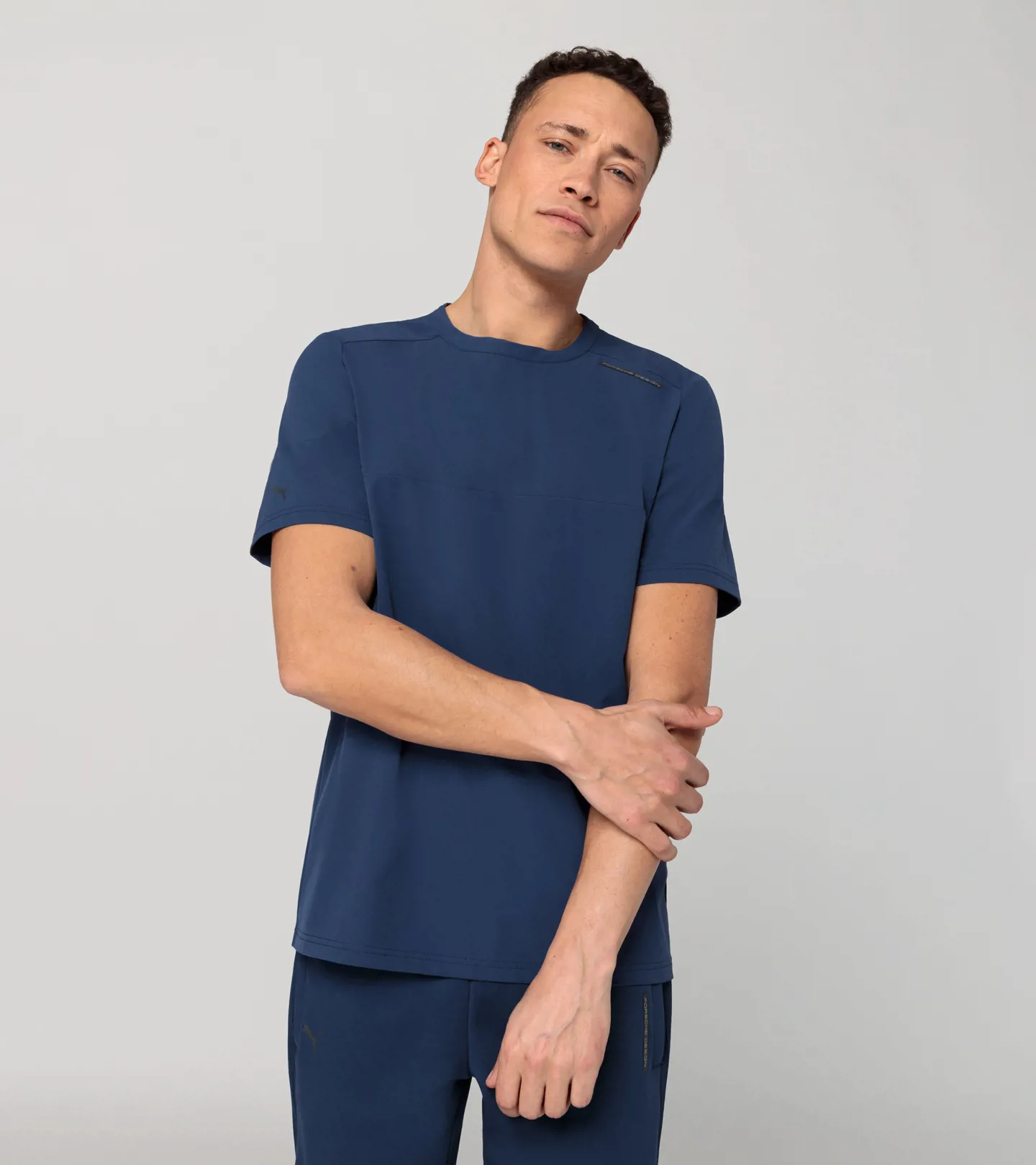 PORSCHE DESIGN Active T-shirt Funkční tričko perská tmavá modrá