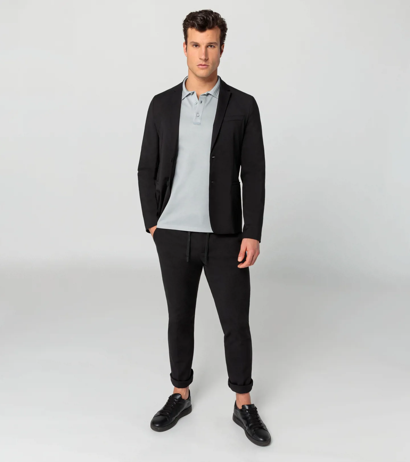 PORSCHE DESIGN Athleisure blazer Sako blejzr elegantní volnočasové módní černá