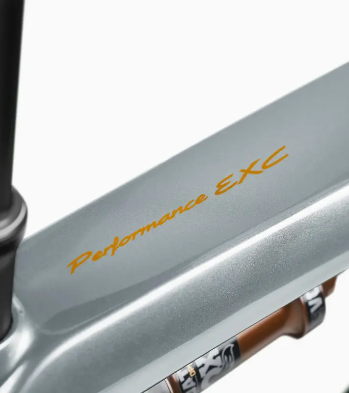 PORSCHE eBike Cross Performance EXC Jízdní horské elektrokolo karbonový rám ledově šedá metalíza