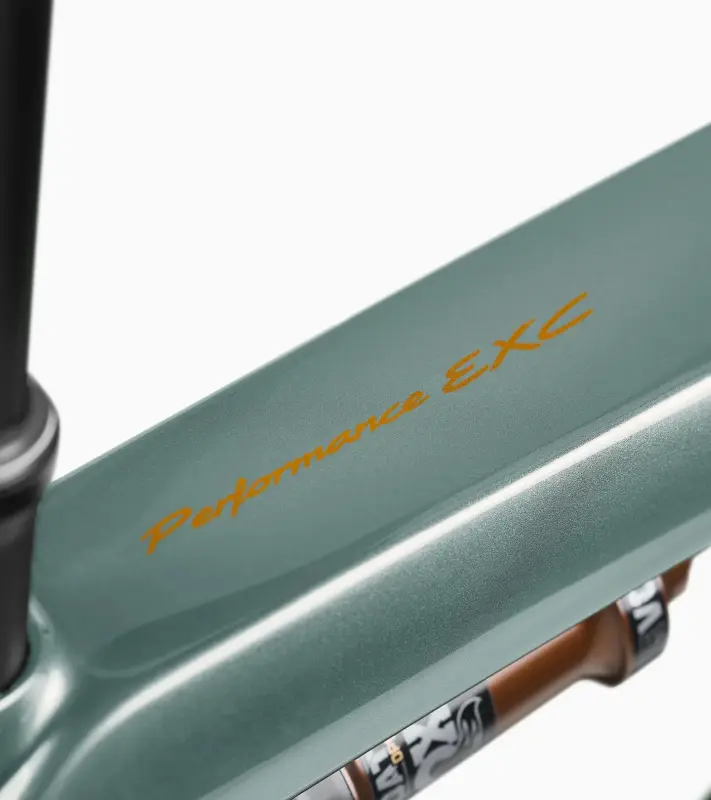 PORSCHE eBike Cross Performance EXC Jízdní horské elektrokolo karbonový rám tyrkysová metalíza