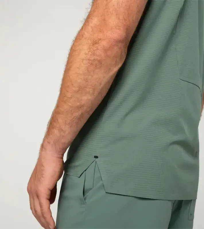 PORSCHE DESIGN Active polo shirt Polokošile tričko s límečkem eukalyptová zelená