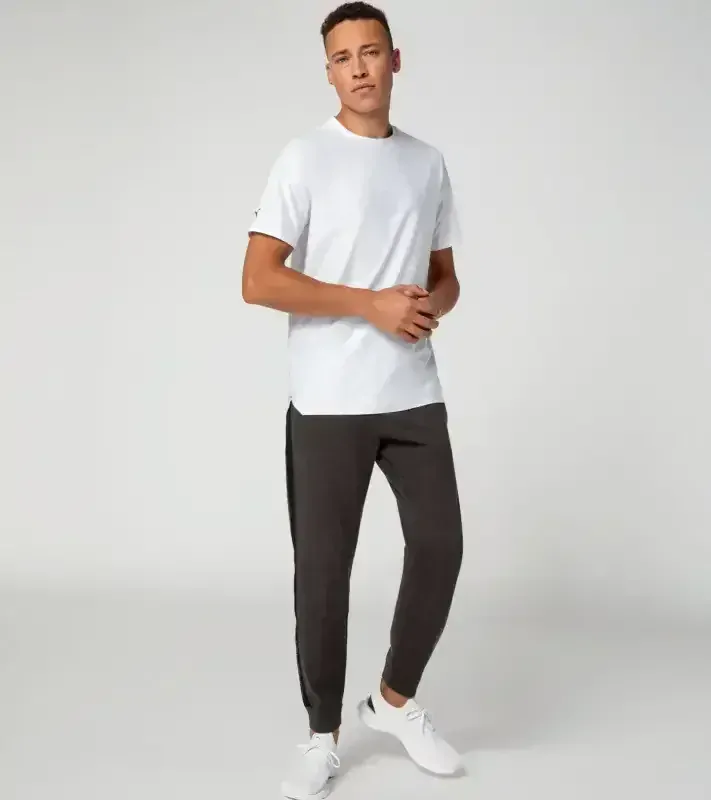 PORSCHE DESIGN Graphic T-shirt Tričko sportovní funkční s kulatým výstřihem a potiskem bílá