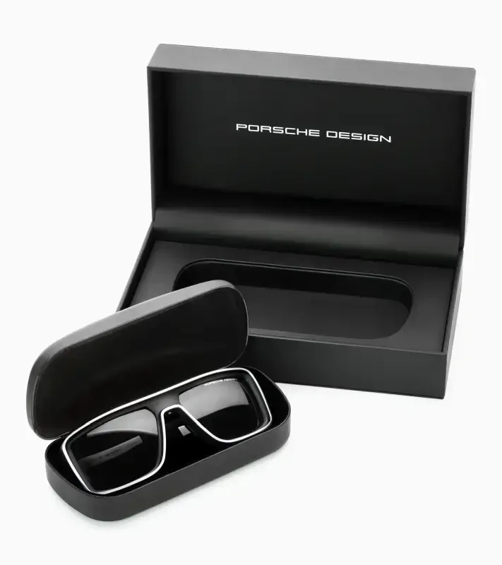 PORSCHE DESIGN Sunglasses P´8952 Iconic Curved Sluneční brýle stříbrné s polarizovanými skly šedé