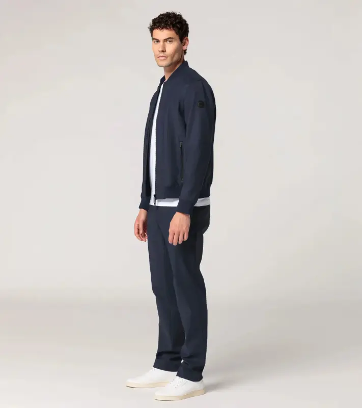 PORSCHE DESIGN Travel Blouson Bunda módní volnočasová pro období jaro až podzim tmavě modrá