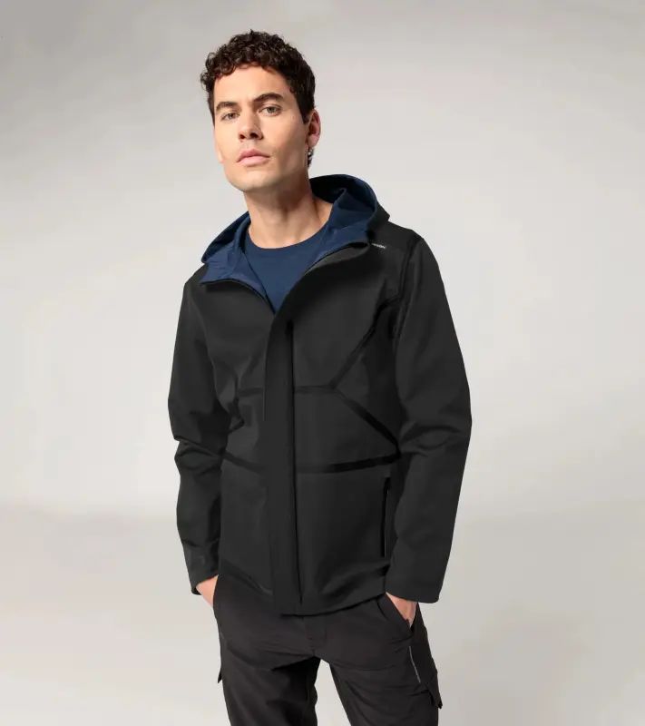PORSCHE DESIGN All Day Reversible Jacket Bunda oboustranná s kapucí tmavě modrá nebo černá