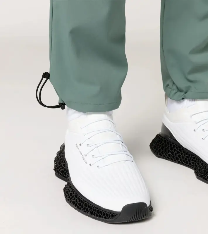 PORSCHE DESIGN Woven Tech Trousers Kalhoty tkané volnočasové sportovní mátová zelená