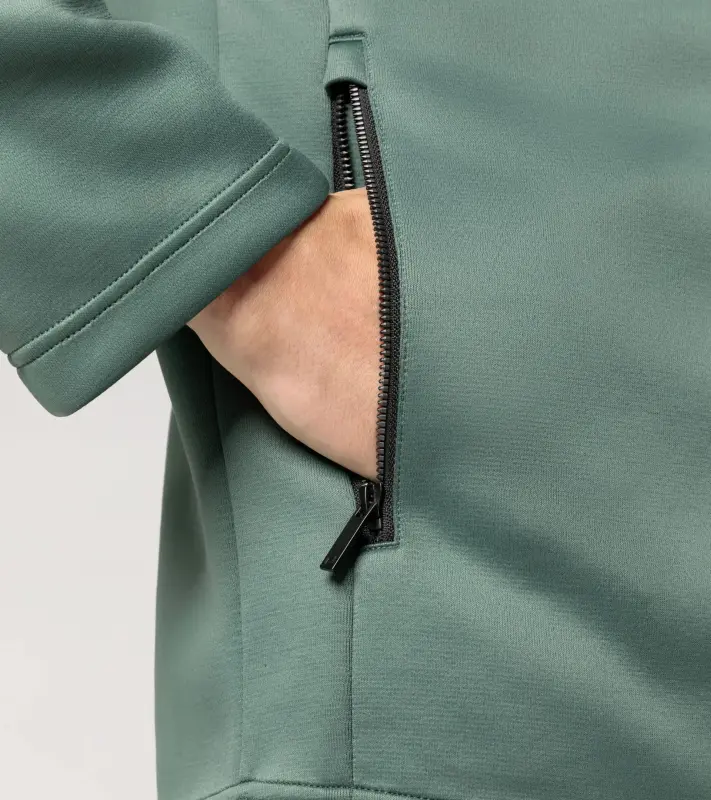 PORSCHE DESIGN Hybrid jacket Volnočasová bunda se stylovým vrstevním a vysokým límcem mátová zelená