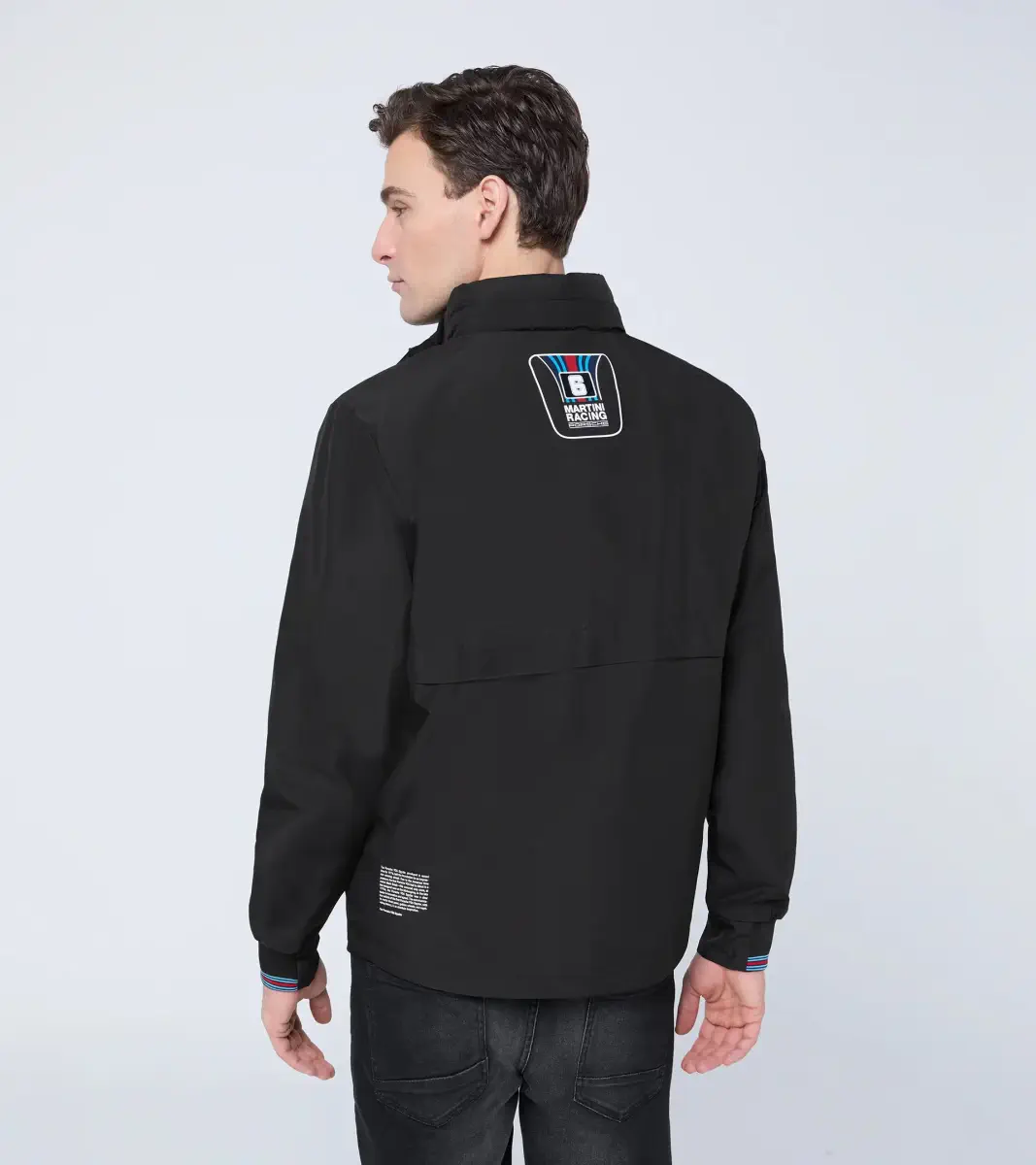 PORSCHE Windbreaker MARTINI RACING® větrovka s kapucí černá