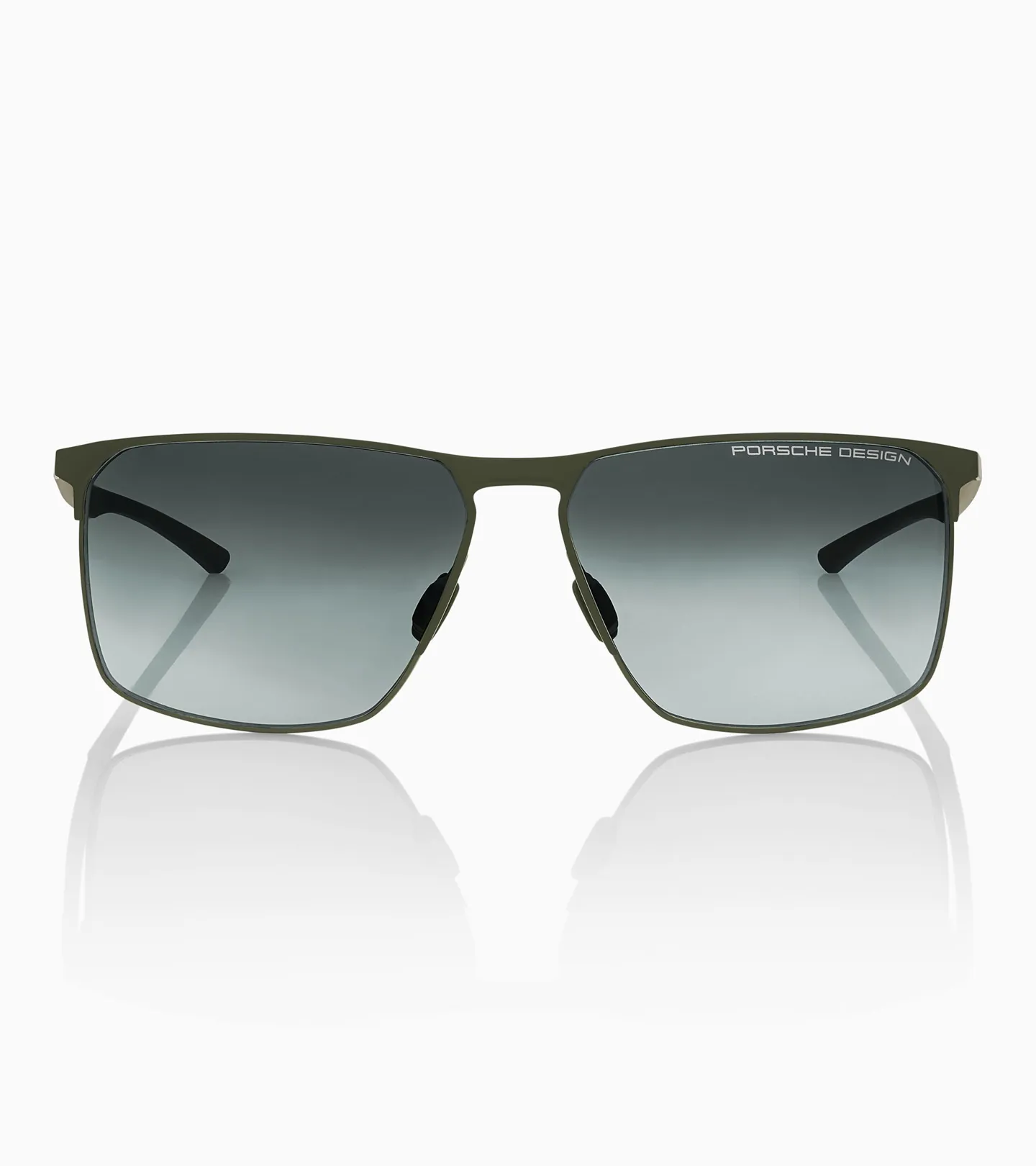 PORSCHE DESIGN Sunglasses P´8964 Sluneční brýle z uhlíkových vláken zelenošedé polarizovaná šedomodrá skla v gradientu