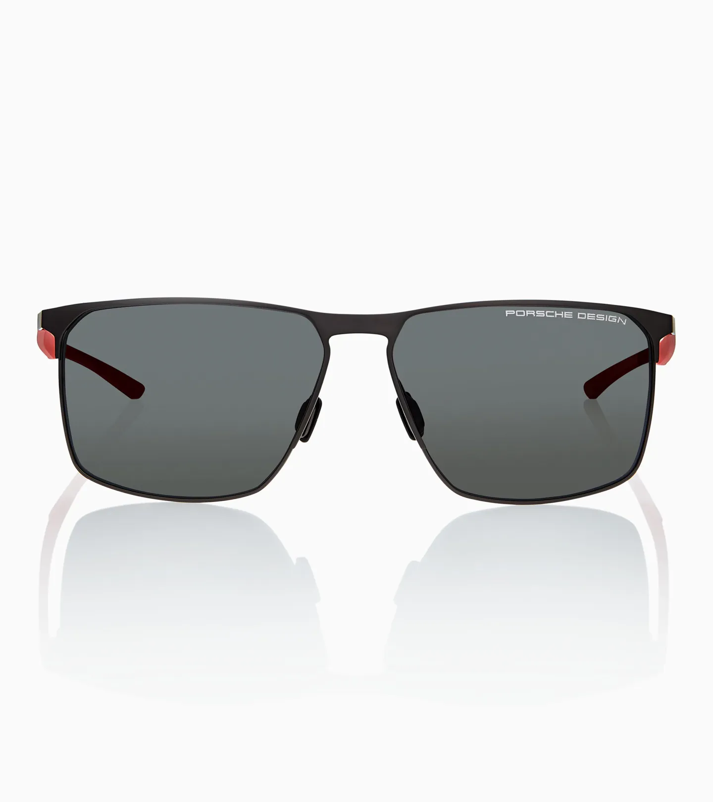 PORSCHE DESIGN Sunglasses P´8964 Sluneční brýle z uhlíkových vláken šedočervené polarizovaná šedá skla v gradientu