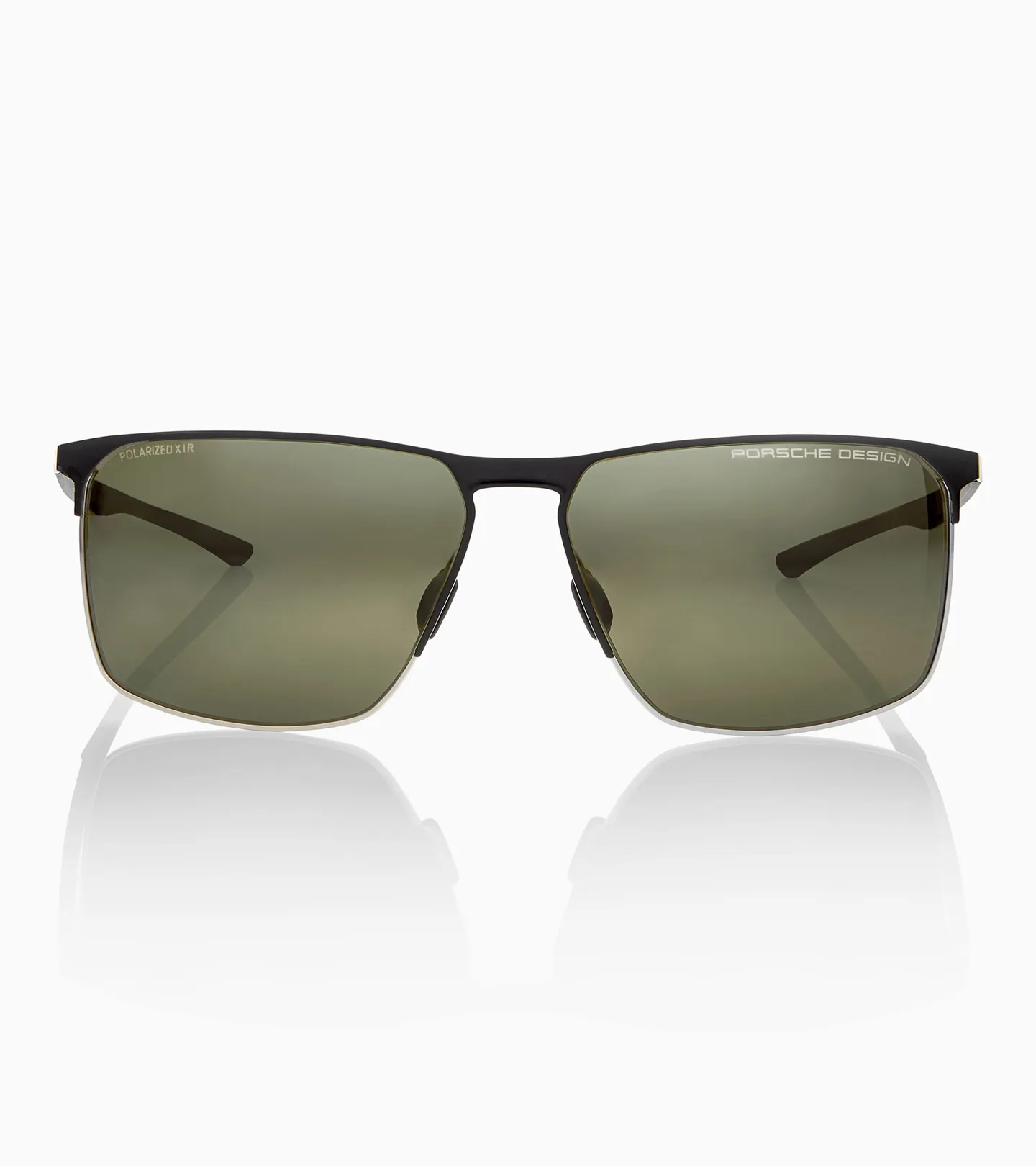 PORSCHE DESIGN Sunglasses P´8964 Sluneční brýle z uhlíkových vláken černošedá polarizovaná zelená skla v gradientu