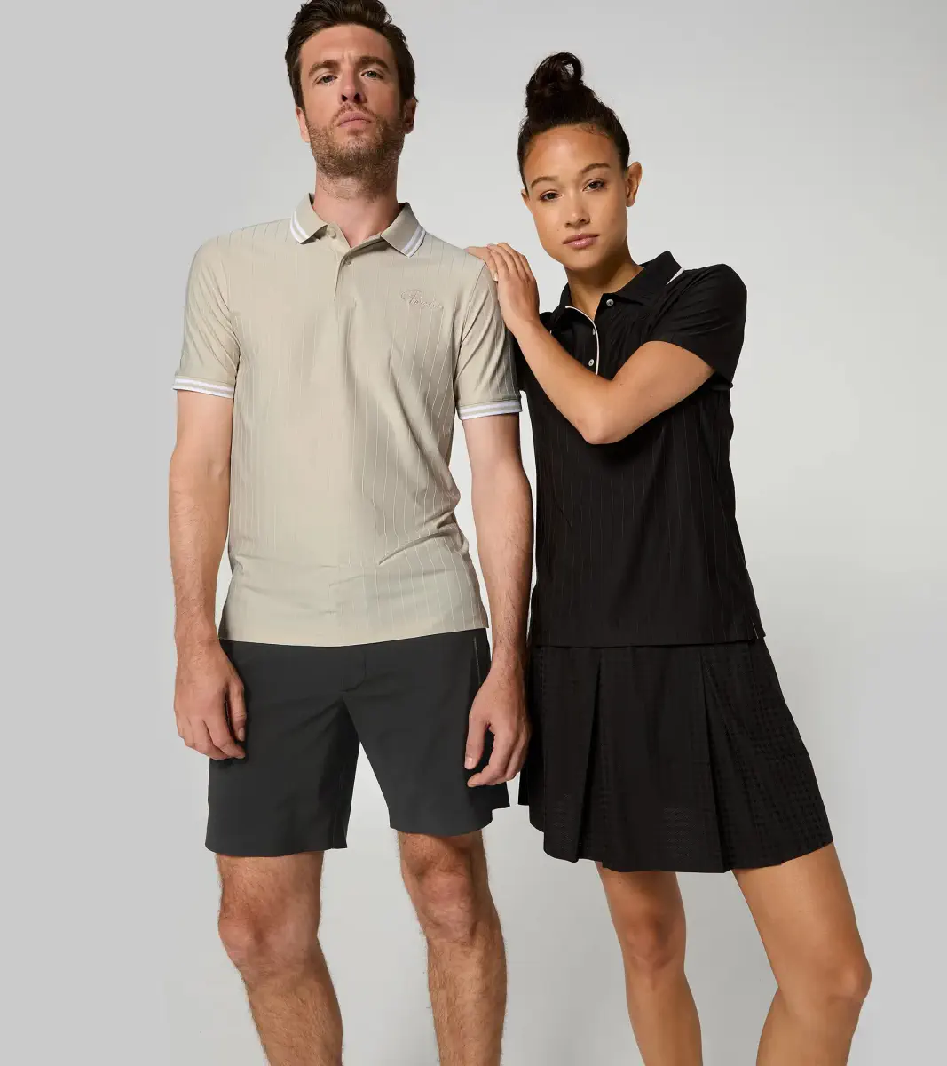PORSCHE Polo shirt – 911 Targa 60Y triko s límečkem béžové