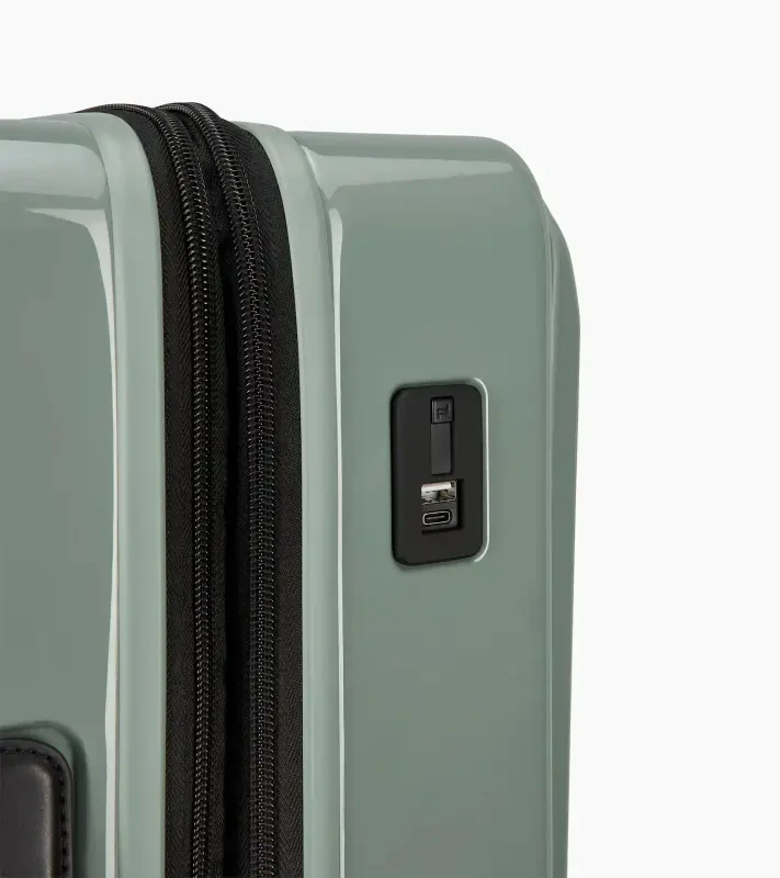 PORSCHE Roadster Hardcase business trolley S Cayenne Electric Lifestyle  Manažerské zavazadlo kufr skořepinový velikost S mátová zelená TSA USB