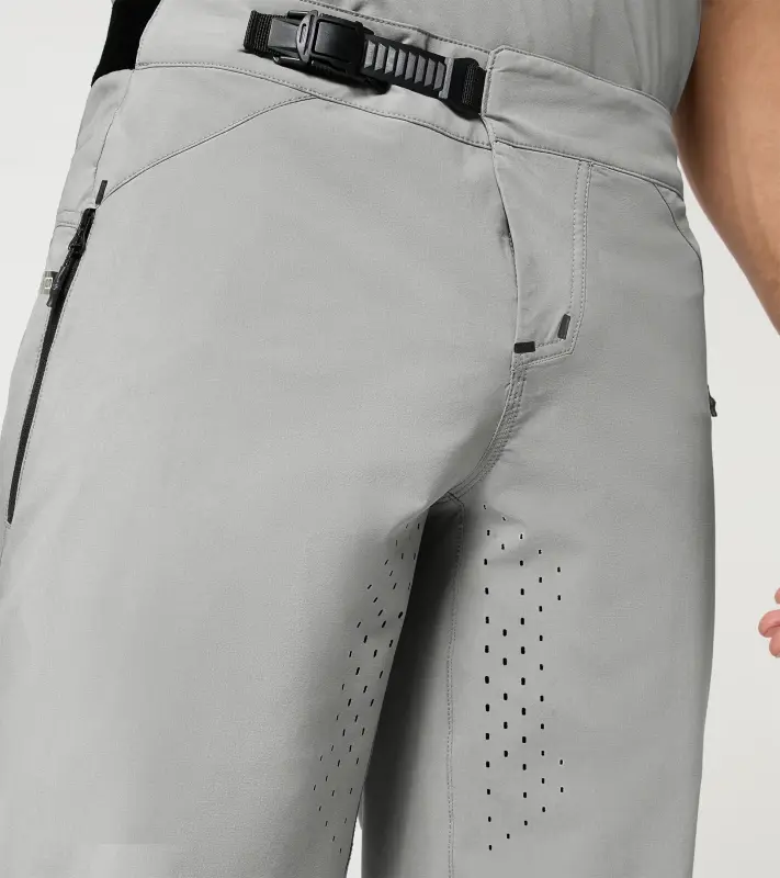PORSCHE Bike Shorts Unisex Kalhoty krátké šortky cyklistické sportovní funkční s potiskem a logem světle šedá