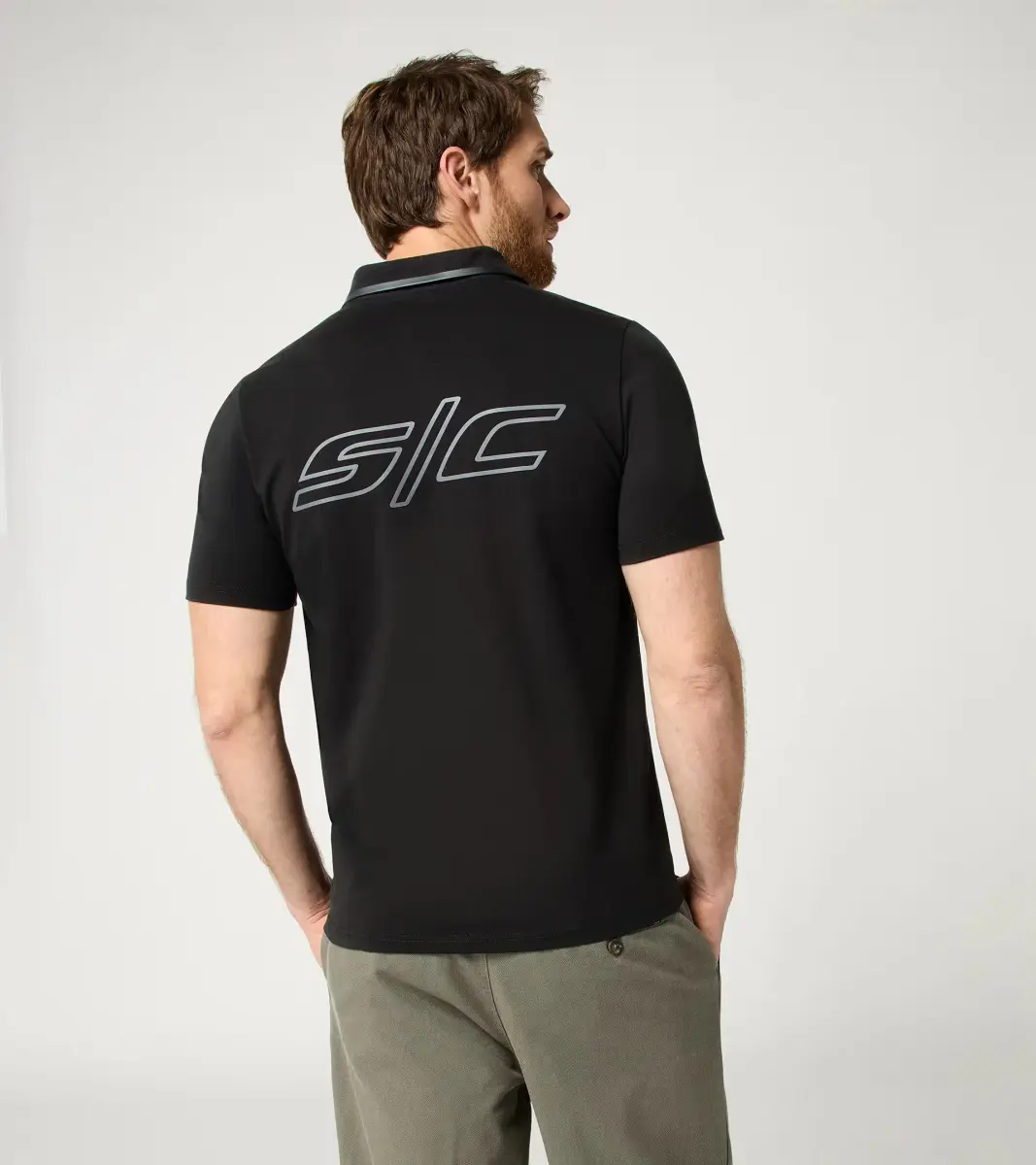 PORSCHE Polo shirt - 911 GT3 S/C tričko s límečkem černá