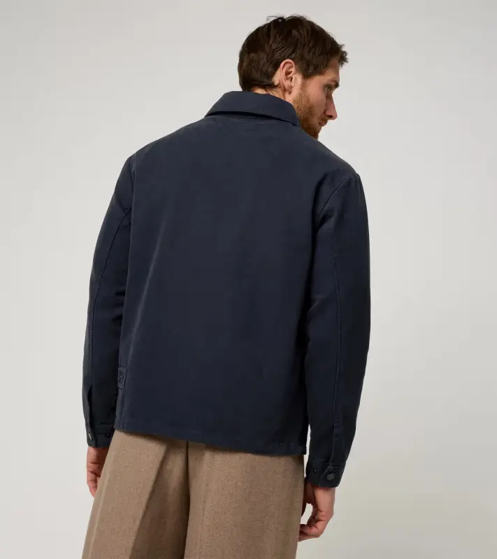 PORSCHE Jacket AHEAD Bunda UNI volnočasová sportovní klasického střihu tmavě modrá