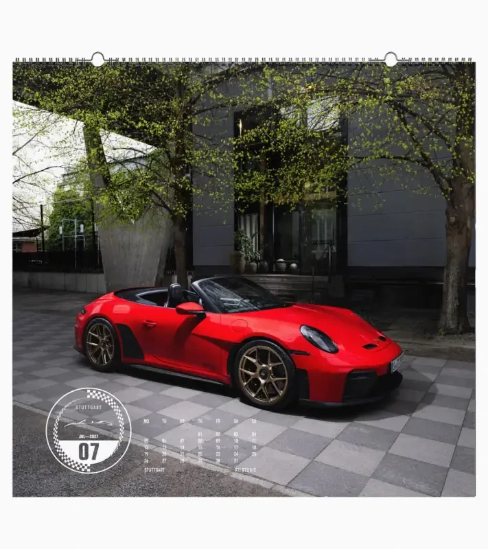 PORSCHE Calendar 2027 “Bonded By The Road. United By Passion” Kalendář nástěnný 2027
