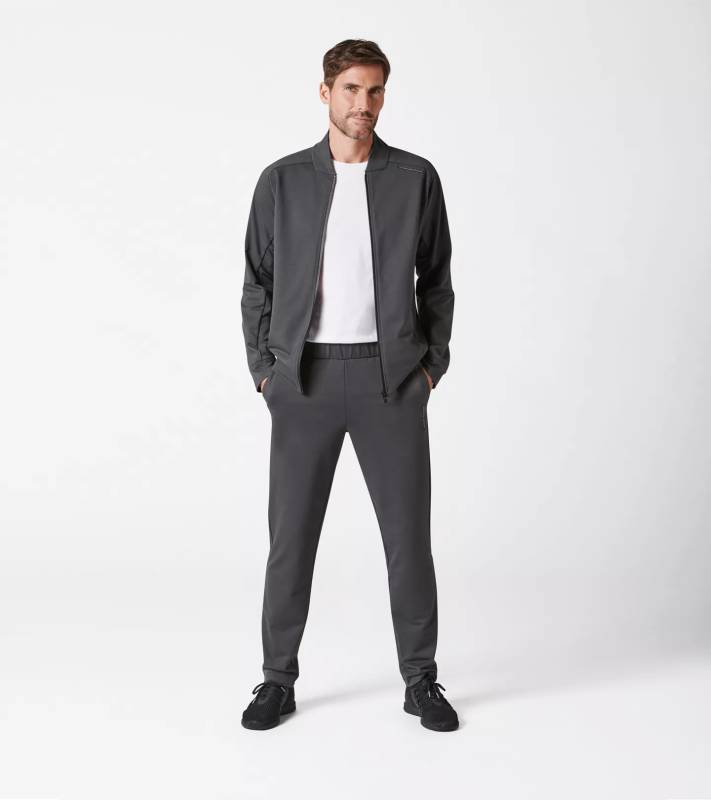 Porsche Design T7 Track Jacket Bunda sportovní šedá asfaltová