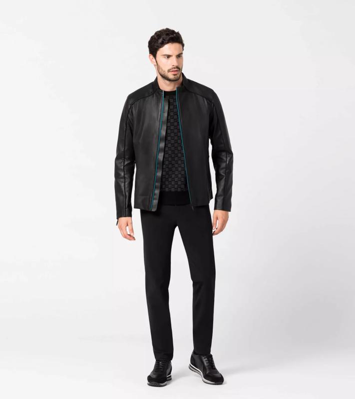 Porsche Design Functional Leather Jacket funkční kožená bunda černá
