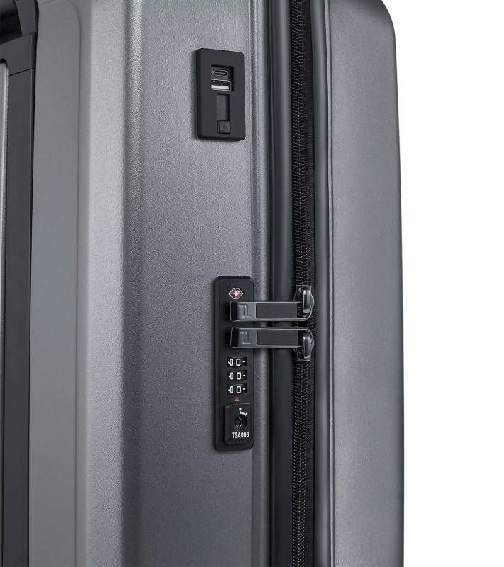 PORSCHE DESIGN 50Y Hardcase Trolley S Cestovní zavazadlo kufr skořepinový velikost S platinově šedočerný TSA