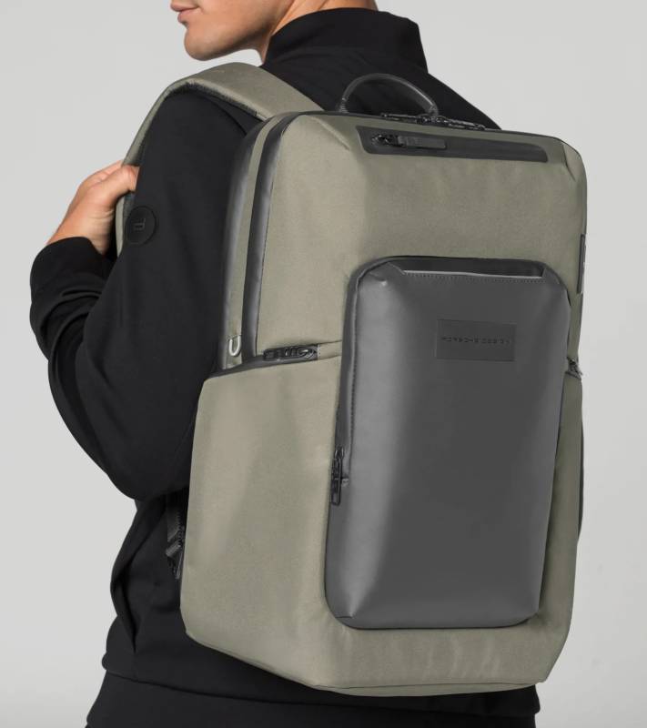 PORSCHE DESIGN Urban Eco Backpack M2 Batoh na záda kompaktní pracovní šedá