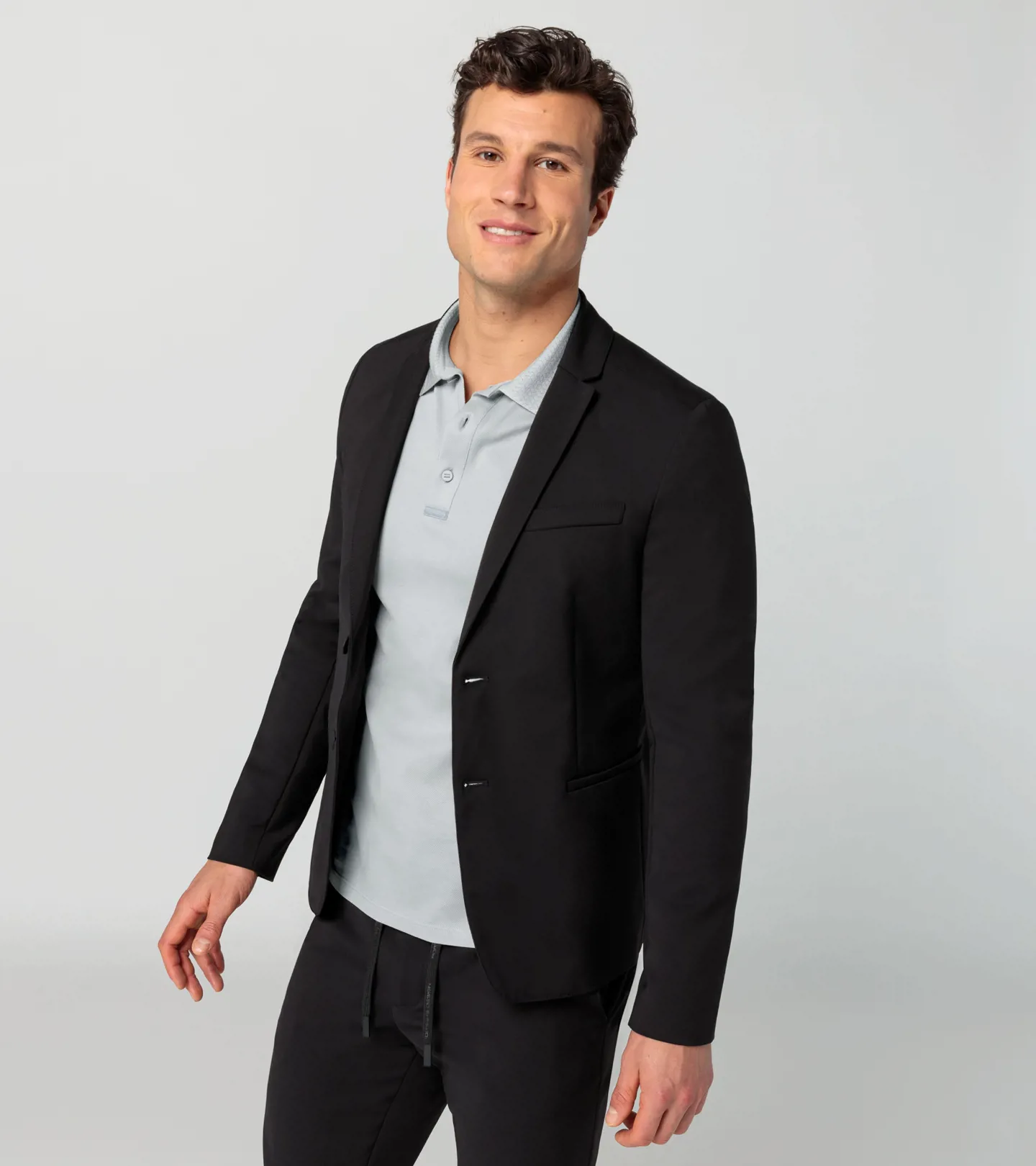 PORSCHE DESIGN Athleisure blazer Sako blejzr elegantní volnočasové módní černá