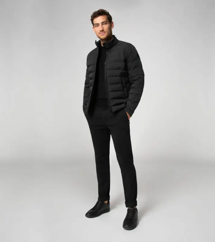PORSCHE DESIGN Active lightweight jacket Lehká zateplená prošívaná bunda černá