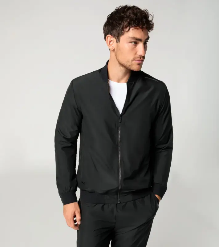 PORSCHE DESIGN Light blouson jacket Bunda pro volný čas na zip černá