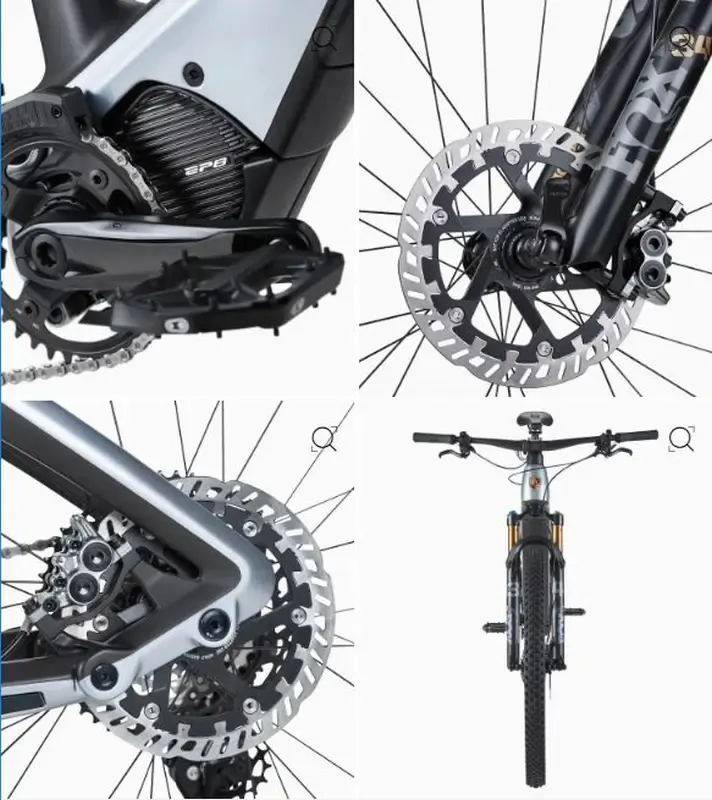 PORSCHE eBike Cross Performance Jízdní horské elektrokolo karbonový rám stříbrná