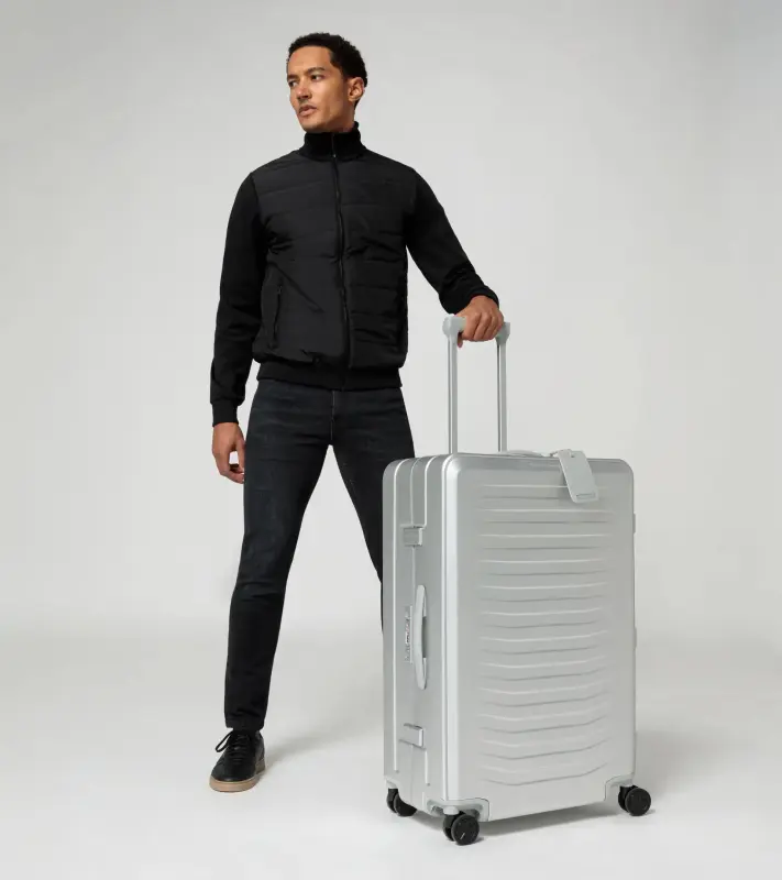 PORSCHE DESIGN Roadster Aluminum Trolley L Cestovní zavazadlo kufr velikost L stříbrná TSA