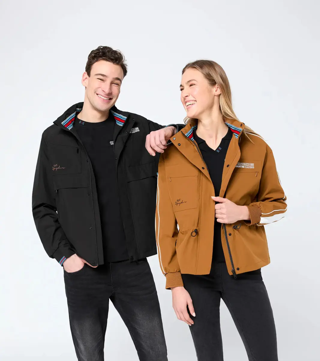 PORSCHE Windbreaker MARTINI RACING® větrovka s kapucí černá