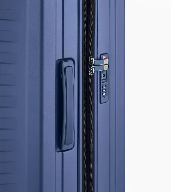 1+1 PORSCHE DESIGN Roadster Hardcase Trolley Set M+S Sada kufrů cestovních zavazadel lehké skořepinové TSA modré matné