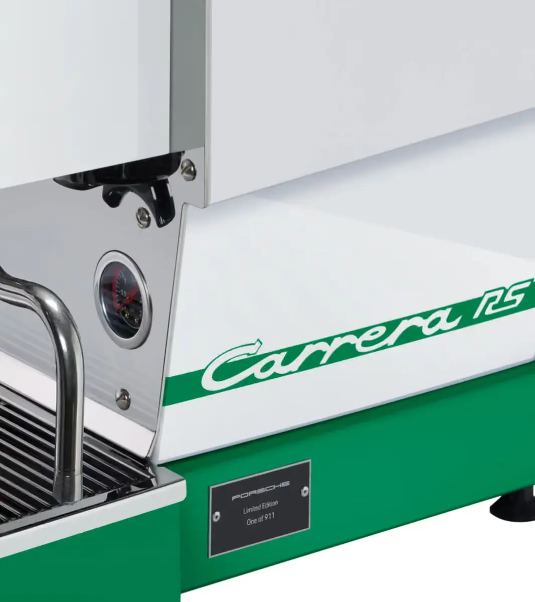Linea Micra Espresso Machine - Porsche 911 Carrera RS 2.7 - Porsche x La Marzocco Kávovar zelený