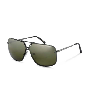 PORSCHE DESIGN Sunglasses P´8928 sluneční brýle černošedé s vyměnitelnými skly olivové polarizované nebo černé s gradientem