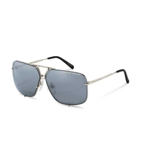 PORSCHE DESIGN Sunglasses P´8928 Sluneční brýle kovově stříbrné s vyměnitelnými skly světlé zrcadlové a tmavě šedomodré