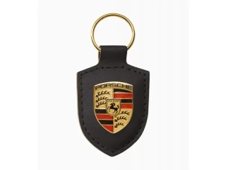 PORSCHE Crest Keyring Essential Přívěsek na klíče černý