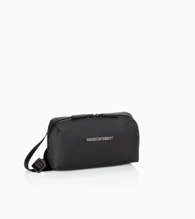 PORSCHE DESIGN Studio Belt Bag Taška pánská etuje v setu s malou kapsou na zip černá