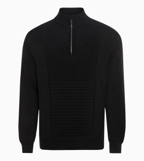 PORSCHE DESIGN Athleisure sweater Svetr módní volnočasový černá