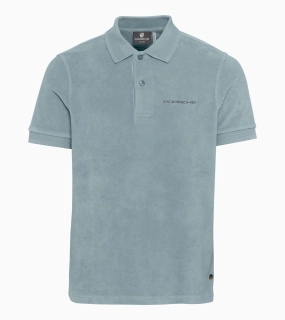 PORSCHE DESIGN Polo shirt 60Y Porsche 911 Tričko s límečkem a knoflíky šedá