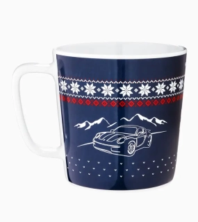 PORSCHE Collector's Cup No. 2 Christmas Hrnek na kávu nebo čaj vánoční modrá 500ml