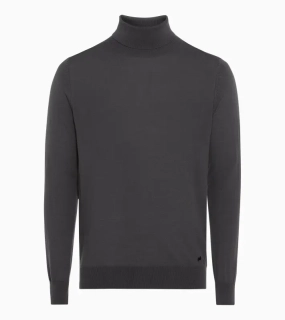 PORSCHE DESIGN Turtleneck sweater Svetr rolák asfaltově šedá