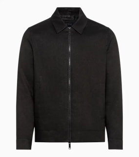 PORSCHE DESIGN Active driving blouson Lehká bunda s podšívkou pro jarní a podzimní období černá