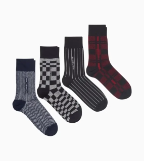 PORSCHE Four-pack box of socks unisex Transaxle Sada čtyř ponožek v barvách vozů