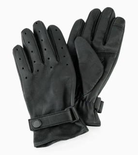 PORSCHE DESIGN Active leather gloves Rukavice kožené sportovního střihu černá