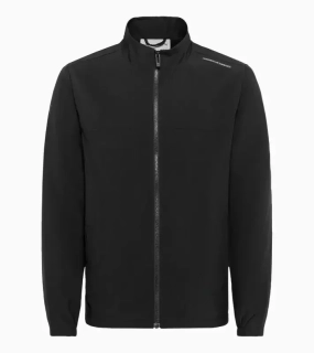 PORSCHE DESIGN Woven tech jacket Bunda tkaná sportovní tech funkční černá