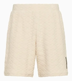 PORSCHE DESIGN Summer shorts Kalhoty krátké s reliéfním vzorem alpská bílá