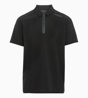 PORSCHE DESIGN Active polo shirt Polokošile tričko s límečkem černá