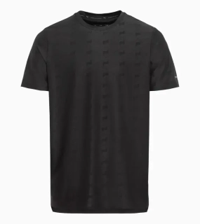 PORSCHE DESIGN Graphic T-shirt Tričko sportovní funkční s kulatým výstřihem a potiskem černá