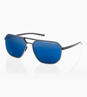PORSCHE DESIGN Sunglasses P´8971 sluneční brýle šedo modré s tmavě modrými skly